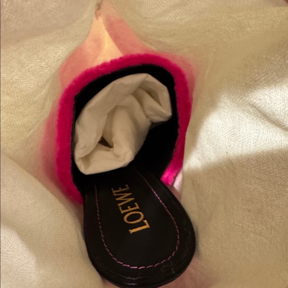 Loewe Fleece Pointed toe Mule - Picture 8 of 11